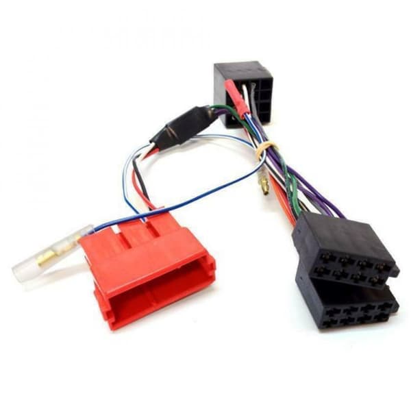 Car CD Radio Amplified Active ISO Wiring Loom Harness Adaptor Connector For Audi