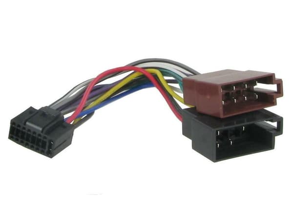 ct21kw01 Fits Kenwood 16 Pin To ISO Radio Headunit Replacement Harness Loom Plug