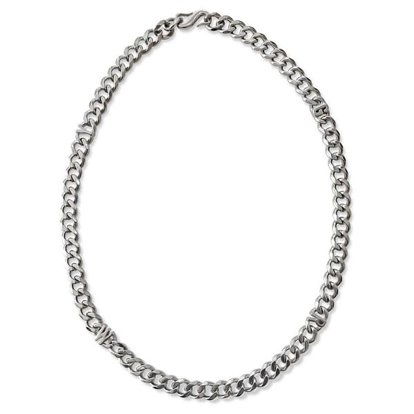 Grimey Halsband Back At You Cuban Link Silver  Man