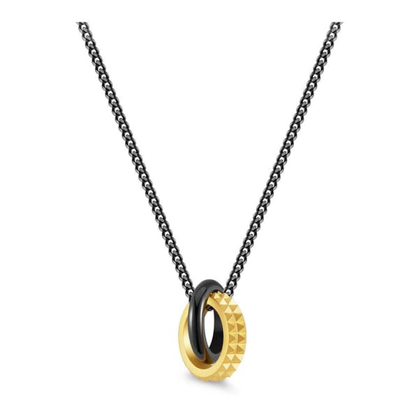 Police Halsband Link Guld Man