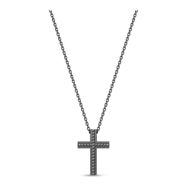 Police Halsband Geometric Metal Silver Man