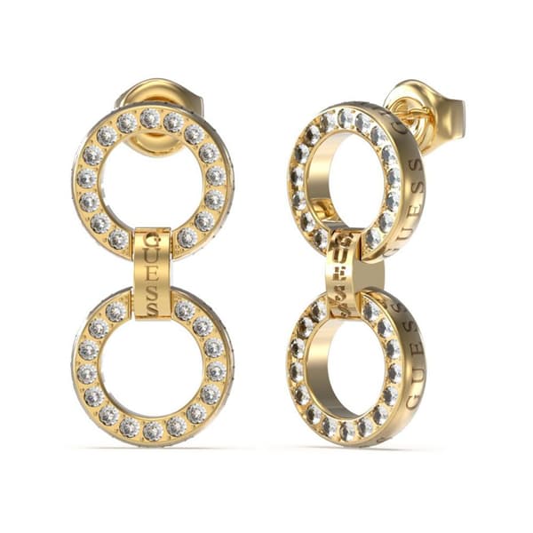 Guess Örhängen Jube03166 Circle Lights Guld  Man