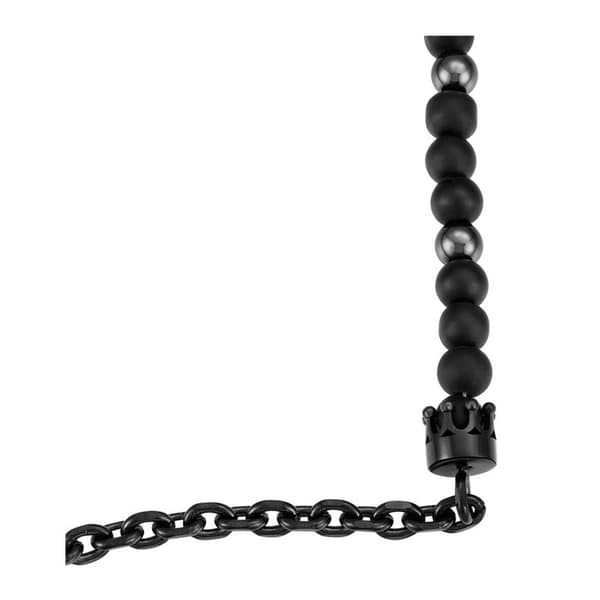 Police Halsband Affix Silver  Man