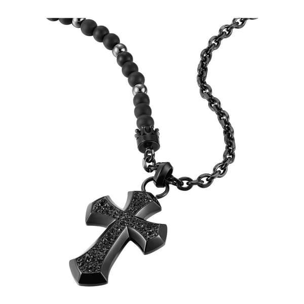 Police Halsband Affix Silver  Man