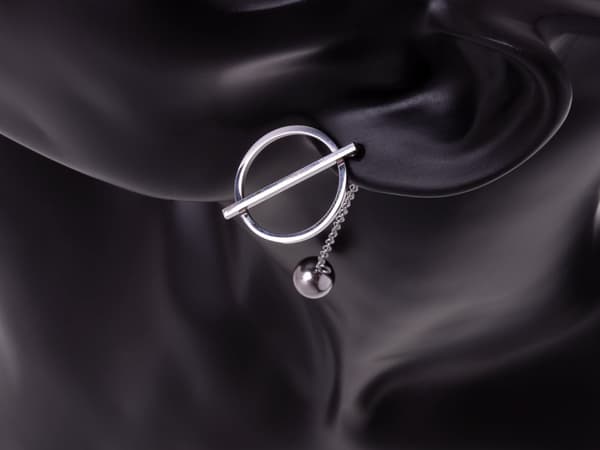 Xuping hoop örhängen - silver