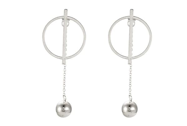 Xuping hoop örhängen - silver