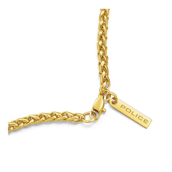 Police Rondelle Halsband Guld  Man