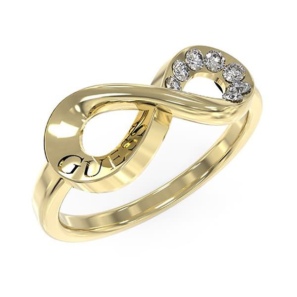 Guess Endless Dream Ring Gylden  Mand