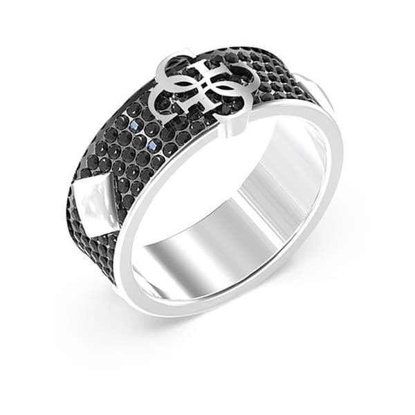 Guess Jumr03232 Ring Silver  Man