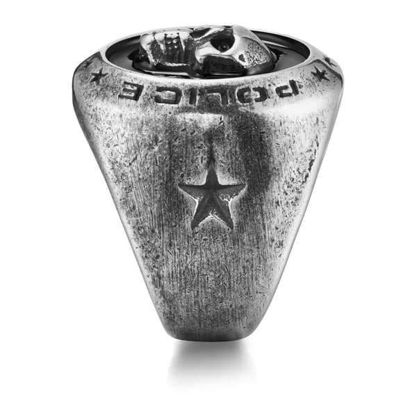Police Peagf221-2102 Ring Silver Man
