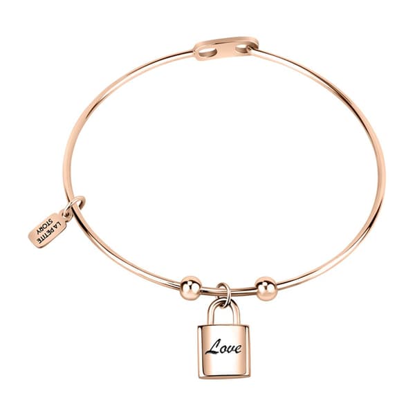 Le Petite Story Bang Padlock Love Armband Guld  Man