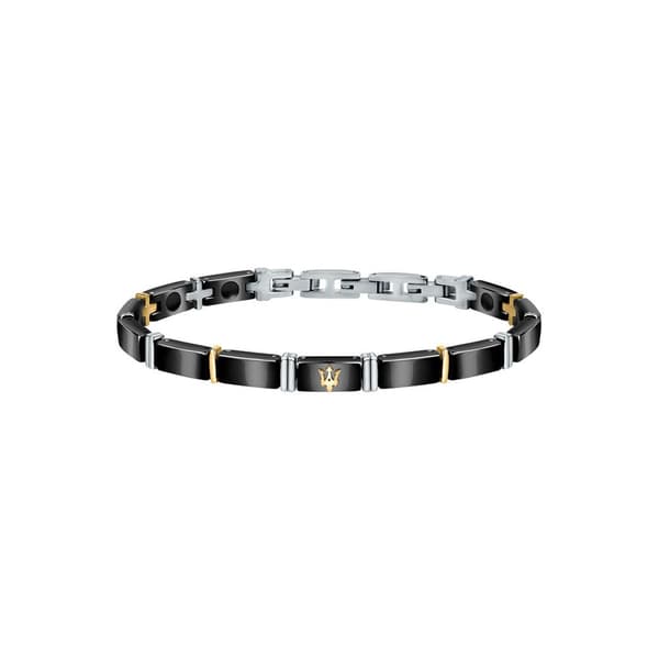Maserati Jm221atz03 22 Cm Armband Svart  Man