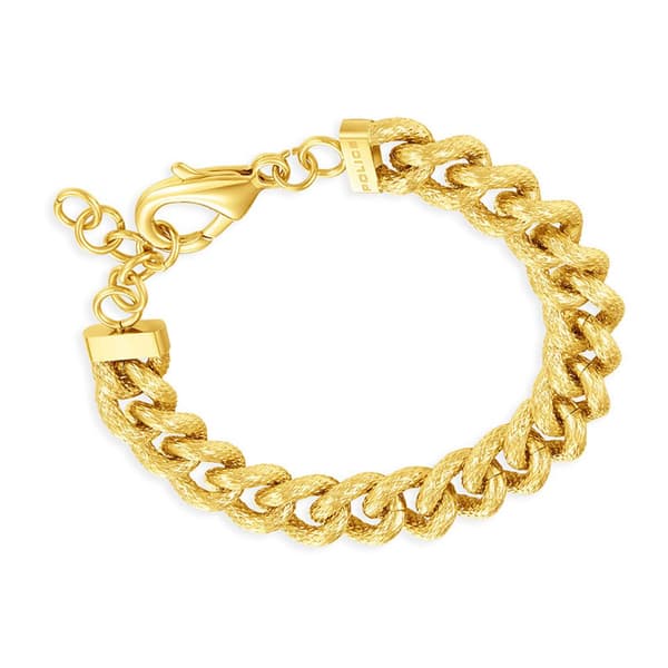 Police Crank Armband Guld  Man