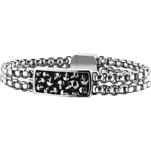 Police Pj25698bss01l Armband Silver  Man