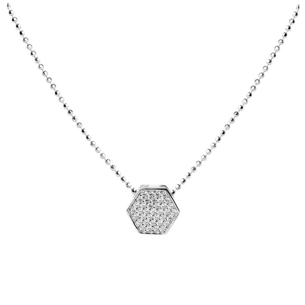 Sif Jakobs P11060-cz-45 Halsband Silver  Man