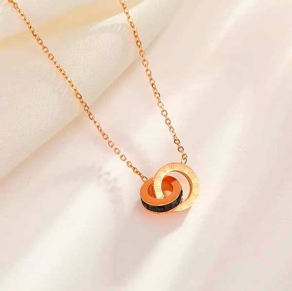 Women Boho Roman Round Shiny Diamond Cut Chain Necklace Jewellery Love Gift UK