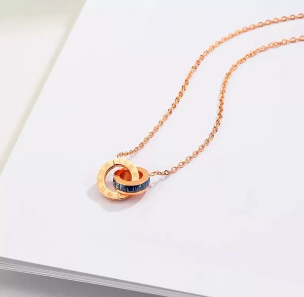 Women Boho Roman Round Shiny Diamond Cut Chain Necklace Jewellery Love Gift UK