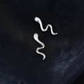 Miniatyrbild 3 av 4: 925 Sterling Silver Cute Crystal Snake Stud Earring Women Girl Christmas Gift UK