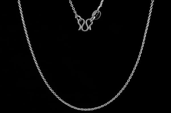 10 X 18 Inches 925 Silver Trace Chain Necklace Womens Jewellery Pendant Gifts UK