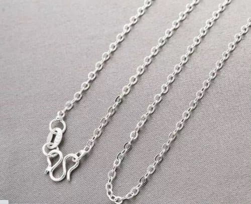 10 X 18 Inches 925 Silver Trace Chain Necklace Womens Jewellery Pendant Gifts UK