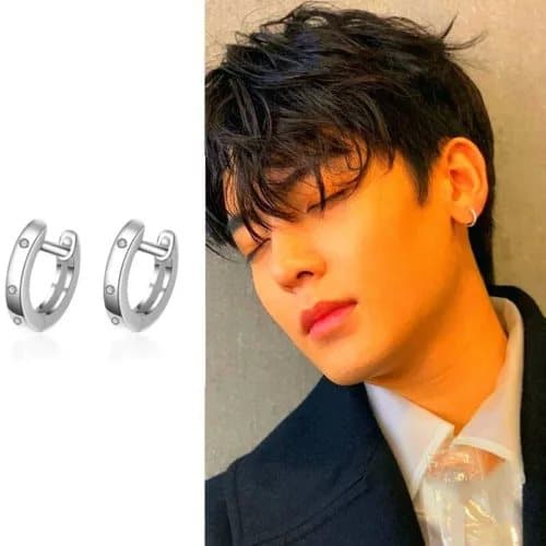 925 Sterling Silver Huggie Hinge Hoop Earrings Women Girls Jewellery Love Gifts