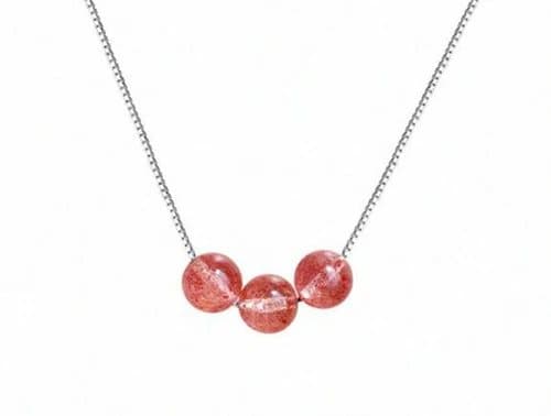 Pink Bead Opal Pendant 925 Sterling Silver Chain Necklace Womens Jewellery Gifts