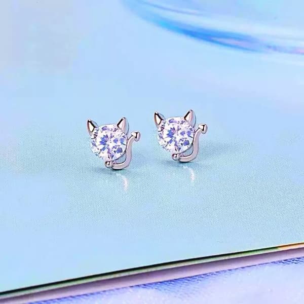 925 Sterling Silver Halloween Demon Stud Earrings Women Girls Jewellery Gift UK