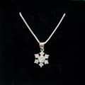 Miniatyrbild 1 av 4: Snowflake Pendant 925 Sterling Silver  Necklace Womens Girls Love Jewellery Gift