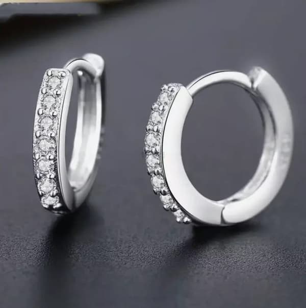 925 Sterling Silver Huggie Hoop Stud Earrings Womens Jewellery Gift New UK