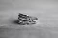 Miniatyrbillede 4 af 6: Vintage Love Hug Hand 925 Sterling Silver Plt Ring Womens Men Jewellery Gift UK