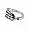 Miniatyrbillede 1 af 6: Vintage Love Hug Hand 925 Sterling Silver Plt Ring Womens Men Jewellery Gift UK