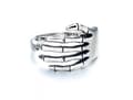 Miniatyrbilde 3 av 3: Skeleton Hand 925 Sterling Silver Plt Adjustable Thumb Ring Women Jewellery Gift