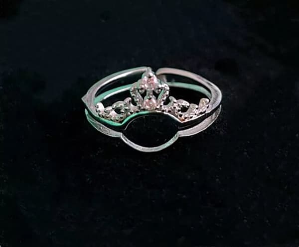 King Crown Adjustable Ring 925 Sterling Silver Womens Girls Jewellery Gifts UK