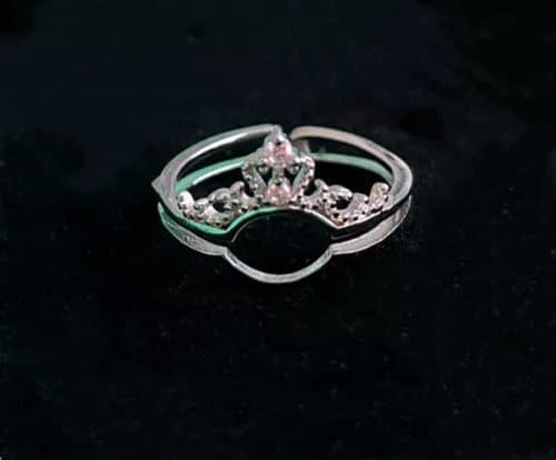 King Crown Adjustable Ring 925 Sterling Silver Womens Girls Jewellery Gifts UK
