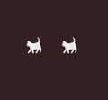 Miniatyrbilde 3 av 5: 925 Sterling Silver Cute Cat Polished Stud Earrings Womens Jewellery Gift New UK