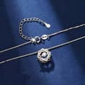 Miniatyrbillede 3 af 4: Swirl Clover Pendant 925 Sterling Silver Necklace Womens Girl Jewellery Gift UK