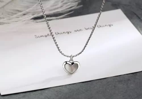 Moonstone Heart Pendant 925 Sterling Silver Chain Necklace Womens Jewellery Gift
