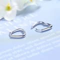 Miniatyrbilde 5 av 5: 925 Sterling Silver Elegant Huggie Hoop Earrings Jewellery Women Girls Gift UK