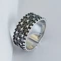 Miniatyrbild 1 av 8: Vintage Little Star Adjustable Ring 925 Sterling Silver Women Girls Jewellery UK