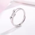 Pikkukuva 3 / 5: 925 Sterling Silver Cute Piggy Little Finger Ring Womens Girls Jewellery Gift UK
