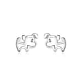 Miniatyrbild 6 av 7: Cute Doggy Puppy Stud Earrings 925 Sterling Silver Women Girls Jewellery Gift