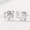 Miniatyrbild 1 av 7: Cute Doggy Puppy Stud Earrings 925 Sterling Silver Women Girls Jewellery Gift