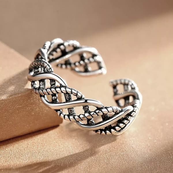 Vintage Fashion Adjustable Ring 925 Sterling Silver Womens Girls Jewellery UK