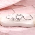 Miniatyrbilde 6 av 8: 925 Sterling Silver Crystal Heart Pendant Necklace Women Girls Jewellery Gift UK