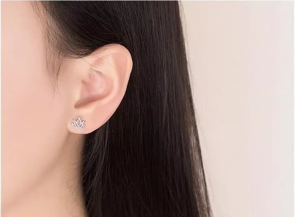 Womens Girls 925 Sterling Silver Crystal Crown Stud Earrings Jewellery Gift UK