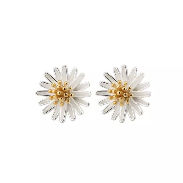 925 Sterling Silver Lovely Flower Stud Earrings Women Girls Jewellery Gift UK