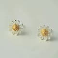 Miniatyrbilde 3 av 7: Womens Girls 925 Sterling Silver Sun Flower Stud Earrings Jewellery Gift UK