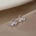 Miniatyrbild 3 av 8: Women Girls Beautiful Ballet Stud Earrings 925 Sterling Silver Jewellery Gift UK