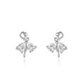 Miniatyrbild 6 av 8: Women Girls Beautiful Ballet Stud Earrings 925 Sterling Silver Jewellery Gift UK