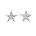 Miniatyrbild 4 av 5: 925 Sterling Silver Crystal Star Stud Earrings Women Girls Jewellery Gift UK
